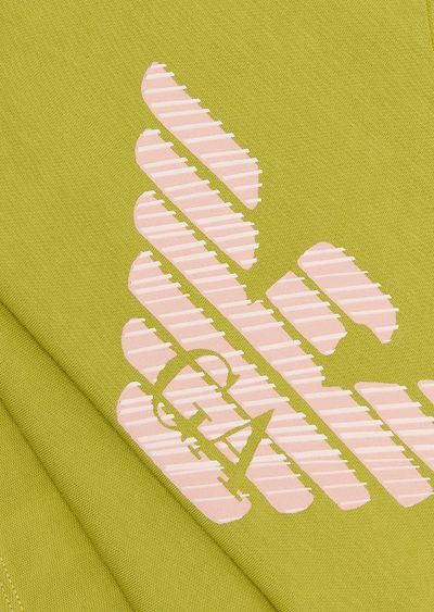 ASV organic jersey T-shirt with print - D