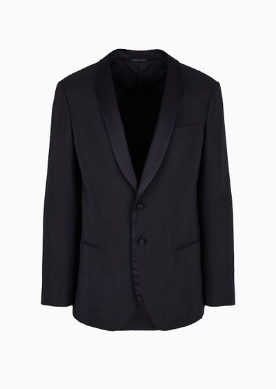 Soho Line silk-blend tuxedo jacket - F