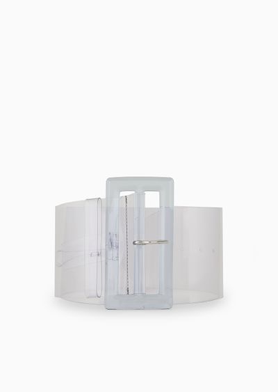 PVC belt with oversized buckle - F